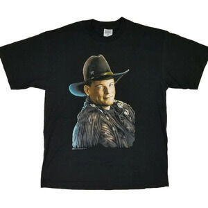 Vintage JOHN MICHAEL MONTGOMERY JMM Tour 1995 Double Sided Nice Man T-Shirt XL